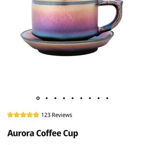 Tenmokus Coffee or tea Cup and Saucer Setting